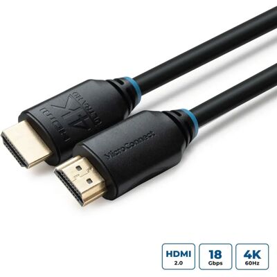 MicroConnect 2m 4K HDMI Kabel Højhastighed HDR ARC - Type A HDMI - Sort MicroConnect 2m 4K HDMI Kabel Højhastighed HDR ARC - Type A HDMI - Sort