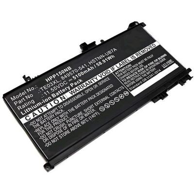 CoreParts MBXHP-BA0223 Laptop-Akku - 61,6Wh, Schwarz, für HP CoreParts MBXHP-BA0223 Laptop-Akku - 61,6Wh, Schwarz, für HP