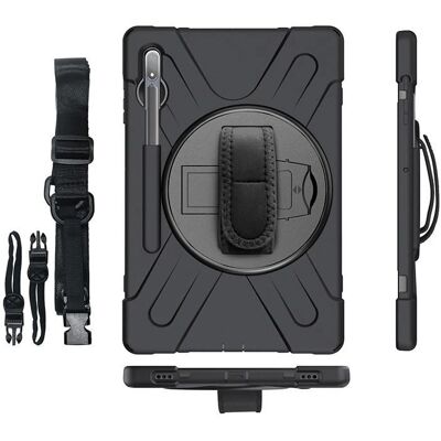 eSTUFF Wombat - Robuste Tabletthülle für Samsung Galaxy Tab S7 - Schwarz eSTUFF Wombat - Robuste Tabletthülle für Samsung Galaxy Tab S7 - Schwarz