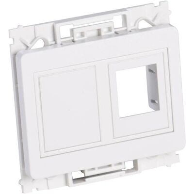 Lanview LVN126160 Piastra a muro bianca - Keystone per presa di corrente Lanview LVN126160 Piastra a muro bianca - Keystone per presa di corrente