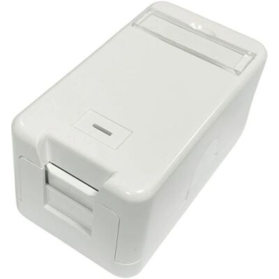 Lanview LVN127766 Scatola di Montaggio Superficiale per 1 RJ45 Bianco - Presa Lanview LVN127766 Scatola di Montaggio Superficiale per 1 RJ45 Bianco - Presa