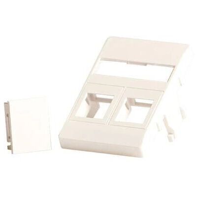 Lanview LVN127866 Wandplatte - Keystone-Schalterabdeckung - Weiß Lanview LVN127866 Wandplatte - Keystone-Schalterabdeckung - Weiß