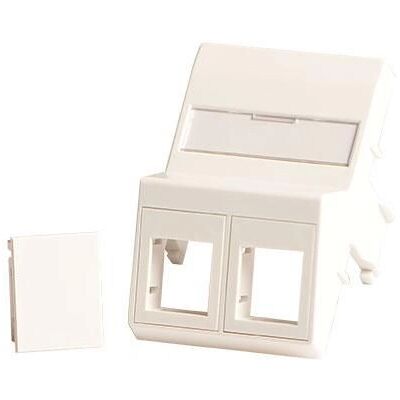 Lanview LVN127871 Wandplatte - 2 Ports - Weiß - Wand- /Schalterabdeckung Lanview LVN127871 Wandplatte - 2 Ports - Weiß - Wand- /Schalterabdeckung