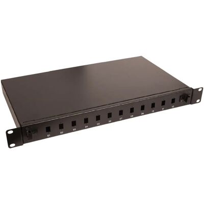 Lanview LVO231553 Panel de fibra de 12 puertos - 1U Lanview LVO231553 Panel de fibra de 12 puertos - 1U