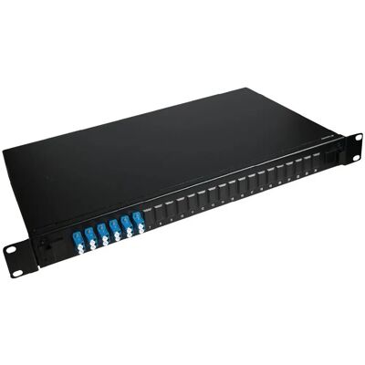 Lanview 24-portowy panel światłowodowy 19'' 1U Lanview 24-portowy panel światłowodowy 19'' 1U