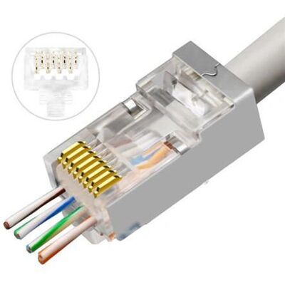 Lanview LVN125310 Conector de cableado - RJ45 Transparente Lanview LVN125310 Conector de cableado - RJ45 Transparente