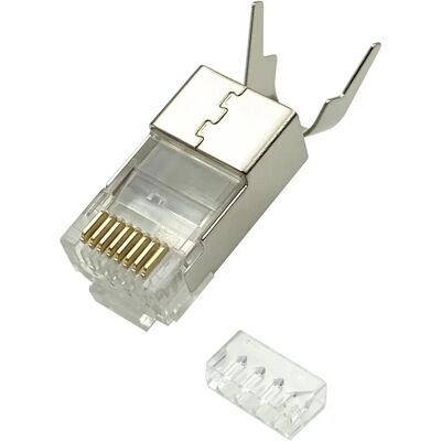 Lanview LVN125415 Drahtverbinder - RJ45, Metall, für Cat6a Lanview LVN125415 Drahtverbinder - RJ45, Metall, für Cat6a