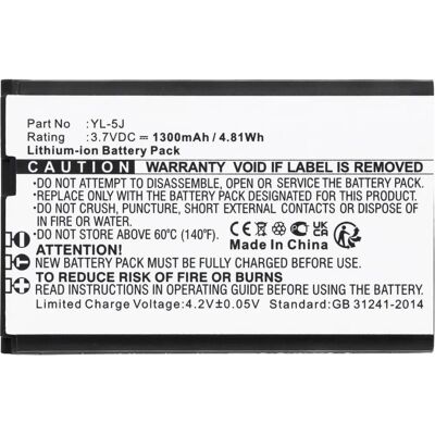 CoreParts MBXCP-BA243 Phone Battery - Lithium 4.81Wh CoreParts MBXCP-BA243 Phone Battery - Lithium 4.81Wh
