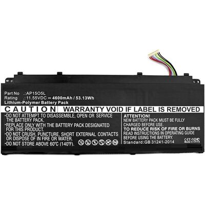 CoreParts MBXAC-BA0096 Laptop-Akku - 48Wh, Schwarz, für Acer CoreParts MBXAC-BA0096 Laptop-Akku - 48Wh, Schwarz, für Acer