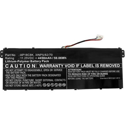 CoreParts MBXAC-BA0099 Laptopbatterie - Zuverlässige Energie für Acer CoreParts MBXAC-BA0099 Laptopbatterie - Zuverlässige Energie für Acer