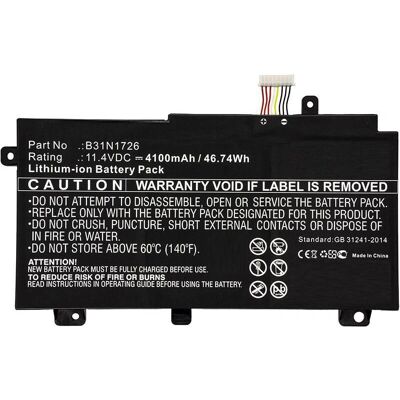 CoreParts Asus FX504 Battery - 44Wh Laptop Battery CoreParts Asus FX504 Battery - 44Wh Laptop Battery