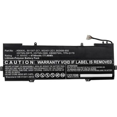 CoreParts MBXHP-BA0245 Laptop Battery - 77.96Wh, Black, for HP Spectre x360 15 CoreParts MBXHP-BA0245 Laptop Battery - 77.96Wh, Black, for HP Spectre x360 15