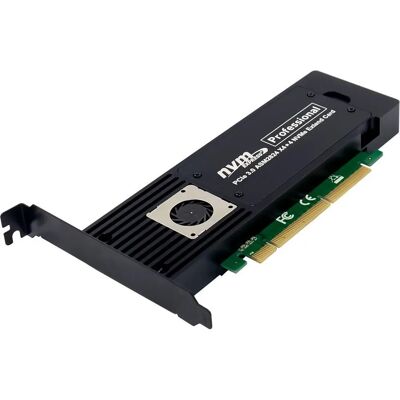 MicroConnect PCI-E ASM2824 4-M.2 Key M Utvidelseskort - Høyhastighets Lagring MicroConnect PCI-E ASM2824 4-M.2 Key M Utvidelseskort - Høyhastighets Lagring