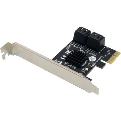 MicroConnect W126343388 Lagringskontroller - SATA 4-porter PCIe MicroConnect W126343388 Lagringskontroller - SATA 4-porter PCIe