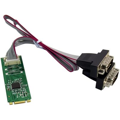 MicroConnect M.2 B+M KEY AX99100 2S RS232 Grensesnittkort MicroConnect M.2 B+M KEY AX99100 2S RS232 Grensesnittkort