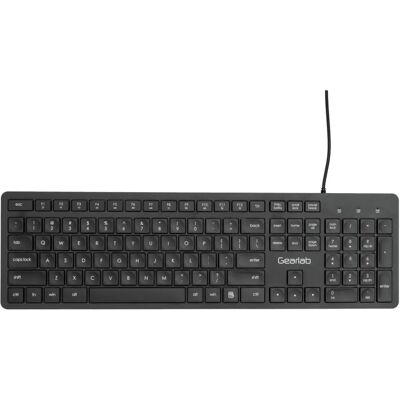 eSTUFF G220 USB-tastatur - Fullsize, US Internasjonal, Svart eSTUFF G220 USB-tastatur - Fullsize, US Internasjonal, Svart
