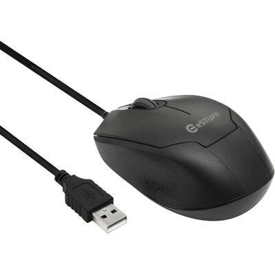 eSTUFF G120 Maus - Ambidextrous, Optisch, 1200 DPI - Büro eSTUFF G120 Maus - Ambidextrous, Optisch, 1200 DPI - Büro