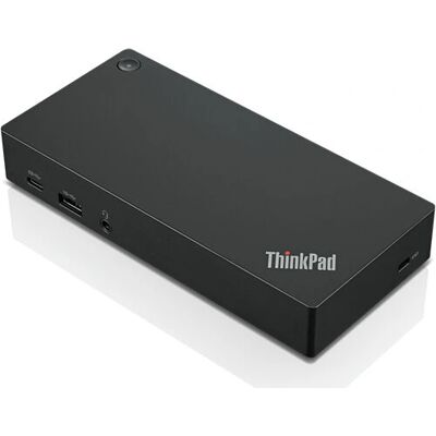 Station d'accueil Lenovo Thinkpad - Supporte 12 ports, USB-C, Noir - Publicité Station d'accueil Lenovo Thinkpad - Supporte 12 ports, USB-C, Noir - Publicité