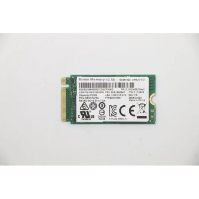 Lenovo UMIS AM620 512GB PCIe 2242 SSD - Zuverlässiger Speicher Lenovo UMIS AM620 512GB PCIe 2242 SSD - Zuverlässiger Speicher
