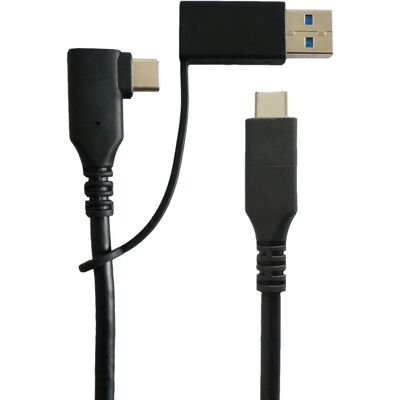 MicroConnect USB 3.2 Gen 1 Kabel - 1m Svart MicroConnect USB 3.2 Gen 1 Kabel - 1m Svart