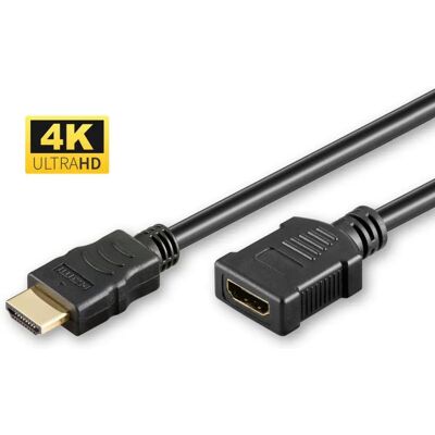Câble d'extension HDMI 2.0 Microconnect - 1,5 m - Noir - Publicité Câble d'extension HDMI 2.0 Microconnect - 1,5 m - Noir - Publicité
