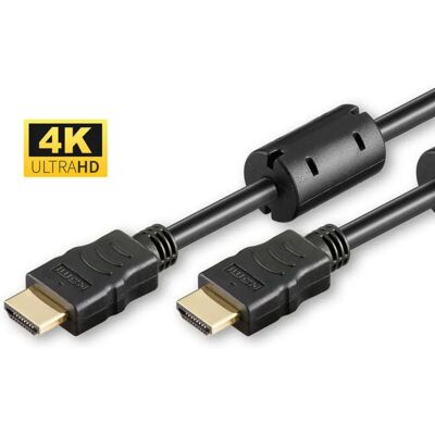 Microconnect HDMI Høyhastighetskabel - 7,5m - Svart - 4K 30Hz Støtte Microconnect HDMI Høyhastighetskabel - 7,5m - Svart - 4K 30Hz Støtte