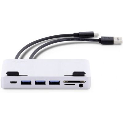 LMP USB-C Attach Hub 7 Porte - USB 3.2 Gen 1 Argento LMP USB-C Attach Hub 7 Porte - USB 3.2 Gen 1 Argento