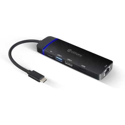 eSTUFF GLB235420 Laptop Dock - USB 3.2 Type-C Zwart eSTUFF GLB235420 Laptop Dock - USB 3.2 Type-C Zwart