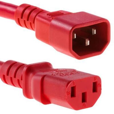 MicroConnect Pe040630red Stromkabel - C13 zu C14 - 3M Rot MicroConnect Pe040630red Stromkabel - C13 zu C14 - 3M Rot