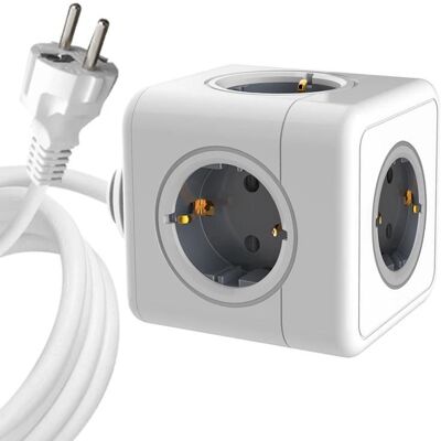 MicroConnect Microconnect Rallonge - Blanc - 5 Prises - 1,5m - Publicité MicroConnect Microconnect Rallonge - Blanc - 5 Prises - 1,5m - Publicité