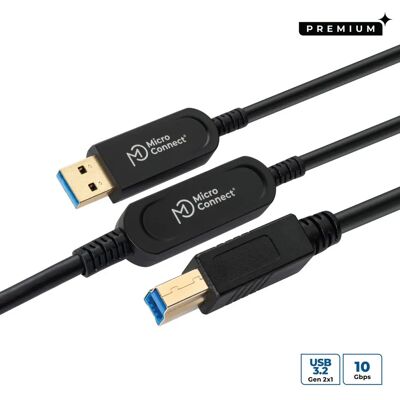 MicroConnect Cable USB de Fibra Óptica 30m - USB 3.2 Gen 2 MicroConnect Cable USB de Fibra Óptica 30m - USB 3.2 Gen 2
