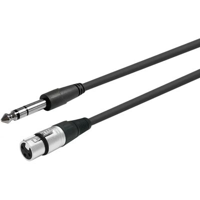 Vivolink PROAUDXLRFJACKS1 Audiokabel - 1m XLR 6,35mm Schwarz Vivolink PROAUDXLRFJACKS1 Audiokabel - 1m XLR 6,35mm Schwarz