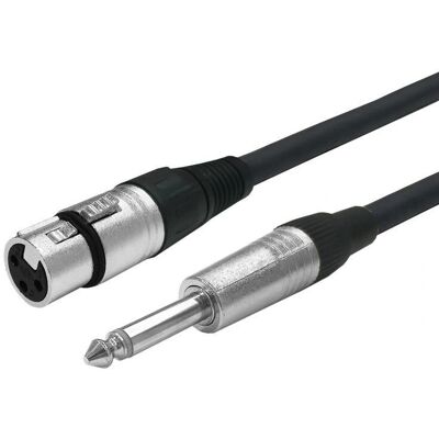 Vivolink PROAUDXLRFJACK10 Audiokabel - 10m XLR Mono Jack - Schwarz Vivolink PROAUDXLRFJACK10 Audiokabel - 10m XLR Mono Jack - Schwarz