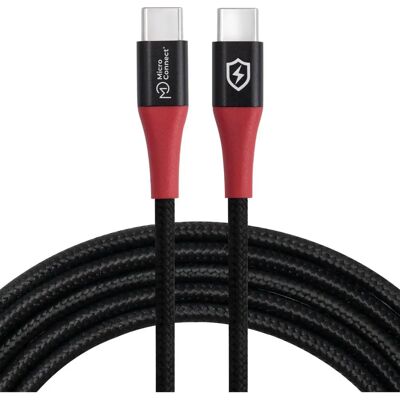 MicroConnect Câble USB-C à C 1,5m Noir - Publicité MicroConnect Câble USB-C à C 1,5m Noir - Publicité