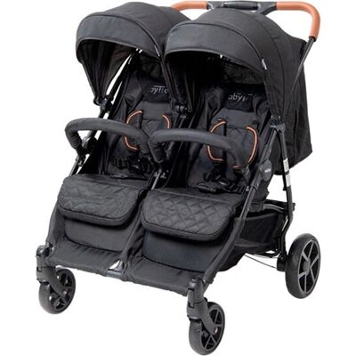 BabyTrold OS2 Poussette Jumelle - Noir - Voiturette pour deux enfants - Publicité BabyTrold OS2 Poussette Jumelle - Noir - Voiturette pour deux enfants - Publicité