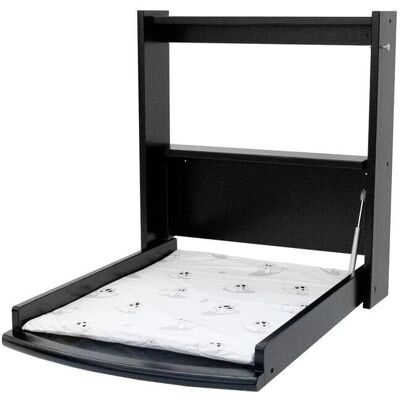 BabyTrold Wandhängender Wickeltisch - Schwarz BabyTrold Wandhängender Wickeltisch - Schwarz