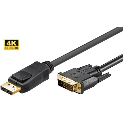 Microconnect Adaptateur DisplayPort à DVI 1m Noir - Publicité Microconnect Adaptateur DisplayPort à DVI 1m Noir - Publicité