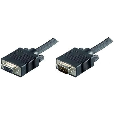 MicroConnect MONGH5B VGA-Kabel - 5m - Schwarz - Unterstützt 1080p MicroConnect MONGH5B VGA-Kabel - 5m - Schwarz - Unterstützt 1080p