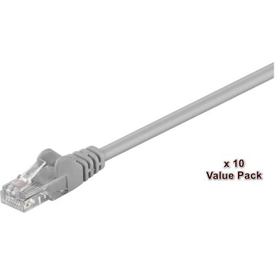 Microconnect V-UTP510VP Grey 10m Cat5e U/UTP Networking Cable Microconnect V-UTP510VP Grey 10m Cat5e U/UTP Networking Cable