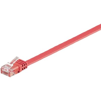 MicroConnect 1m Punainen Litteä CAT6 U/UTP Verkkokabelli MicroConnect 1m Punainen Litteä CAT6 U/UTP Verkkokabelli