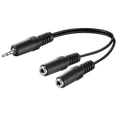MicroConnect 0,2 m 3,5mm Stereo-Audiokabel - Schwarz MicroConnect 0,2 m 3,5mm Stereo-Audiokabel - Schwarz
