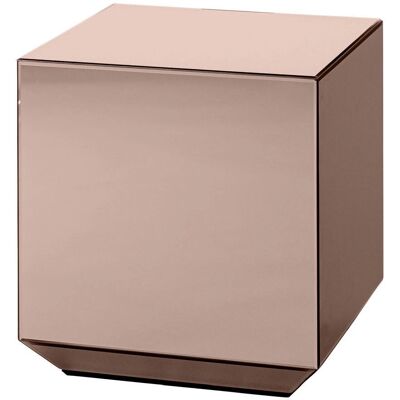 Table d'appoint en verre rose Speculum - AYTM - Publicité Table d'appoint en verre rose Speculum - AYTM - Publicité