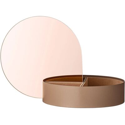 AYTM Gutta Boîte à Bijoux Rose avec Miroir - Rangement à Bijoux - Publicité AYTM Gutta Boîte à Bijoux Rose avec Miroir - Rangement à Bijoux - Publicité