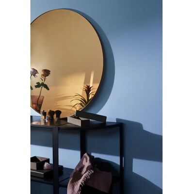 Specchio da Parete AYTM Circum Medio Ambra - Specchio da muro - Ø 90cm Specchio da Parete AYTM Circum Medio Ambra - Specchio da muro - Ø 90cm