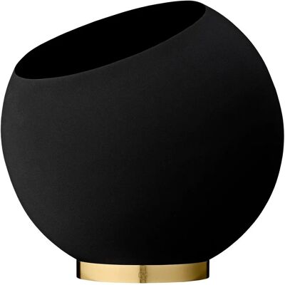 AYTM Svart Globe Blomsterpotte - Svart/Gold - Størrelse: UNI - Unisex AYTM Svart Globe Blomsterpotte - Svart/Gold - Størrelse: UNI - Unisex