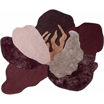 AYTM Flores Tapis Multicolore - Design Floral - Publicité AYTM Flores Tapis Multicolore - Design Floral - Publicité