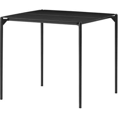 Tavolo da pranzo quadrato AYTM Novo - Acciaio nero - 80cm Tavolo da pranzo quadrato AYTM Novo - Acciaio nero - 80cm