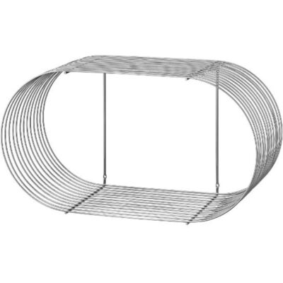 AYTM Mensola a muro Curva - Argento - 61,4x33 cm AYTM Mensola a muro Curva - Argento - 61,4x33 cm