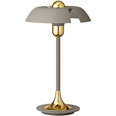 Lampe de Table AYTM Cycnus - Taupe/Or - Design Scandinave Moderne - Publicité Lampe de Table AYTM Cycnus - Taupe/Or - Design Scandinave Moderne - Publicité