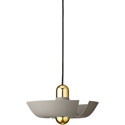 AYTM Cycnus Gris chaud et Or Suspension - Lampe suspendue - Publicité AYTM Cycnus Gris chaud et Or Suspension - Lampe suspendue - Publicité